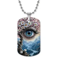 Кулон-жетон Сакура и глаз ZHC-0004