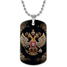 Кулон-жетон Герб России ZHC-0012