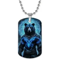 Кулон-жетон Медведь ZHC-0017