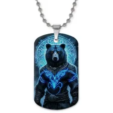 Кулон-жетон Медведь ZHC-0017