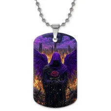 Кулон-жетон Ангел ZHC-0026