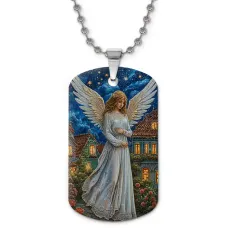 Кулон-жетон Ангел ZHC-0031