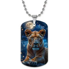 Кулон-жетон Лев ZHC-0032