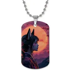 Кулон-жетон Кицунэ ZHC-0044