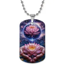 Кулон-жетон Лотос ZHC-0045