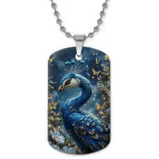 Кулон-жетон Павлин ZHC-0048