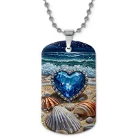 Кулон-жетон Сердце ZHC-0050