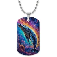 Кулон-жетон Кит космос ZHC-0063