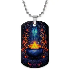 Кулон-жетон Ведьмин котел ZHC-0075