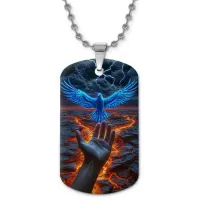 Кулон-жетон Голубь ZHC-0077