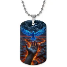 Кулон-жетон Голубь ZHC-0077