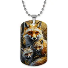 Кулон-жетон Лисы ZHC-0086