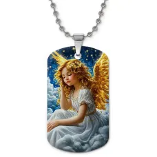 Кулон-жетон Ангел ZHC-0088