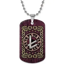 Кулон-жетон славянский Руна Берегиня ZHC-0092