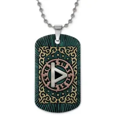 Кулон-жетон славянский Руна Даждьбог ZHC-0094