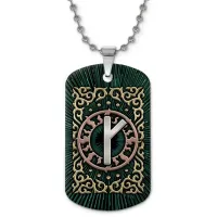 Кулон-жетон славянский Руна Крада ZHC-0097