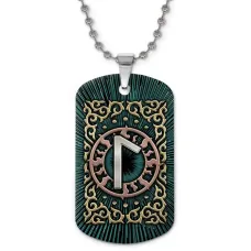 Кулон-жетон славянский Руна Леля ZHC-0098