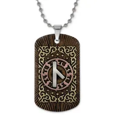 Кулон-жетон славянский Руна Нужда ZHC-0100