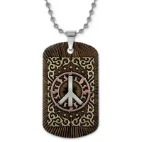 Кулон-жетон славянский Руна Чернобог ZHC-0108