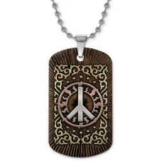 Кулон-жетон славянский Руна Чернобог ZHC-0108