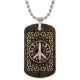 Кулон-жетон славянский Руна Чернобог ZHC-0108