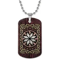 Кулон-жетон славянский Алатырь ZHC-0109