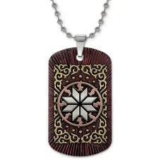 Кулон-жетон славянский Алатырь ZHC-0109