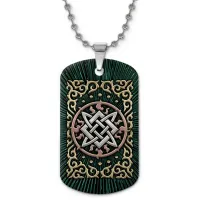 Кулон-жетон славянский Звезда Руси ZHC-0118