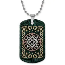 Кулон-жетон славянский Звезда Руси ZHC-0118