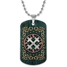 Кулон-жетон славянский Крест Мары ZHC-0121