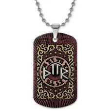 Кулон-жетон славянский Привлечение денег ZHC-0132