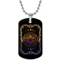 Кулон-жетон Звезда Давида ZHC-0142