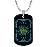 Кулон-жетон Клевер удачи ZHC-0144