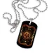 Кулон-жетон Огненная пентаграмма ZHC-0151