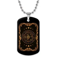 Кулон-жетон Месяц и Солнце ZHC-0153