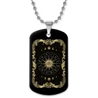 Кулон-жетон Астрологическая мандала ZHC-0154
