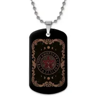 Кулон-жетон Пентаграмма и Дерево жизни ZHC-0155
