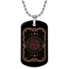 Кулон-жетон Пентаграмма и Дерево жизни ZHC-0155