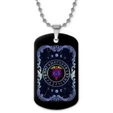 Кулон-жетон Кадуцей ZHC-0156