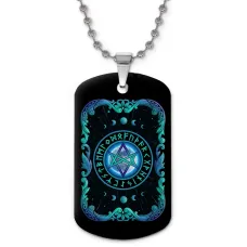 Кулон-жетон Уникурсальная Гексаграмма ZHC-0158