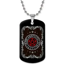 Кулон-жетон Пентаграмма ZHC-0162