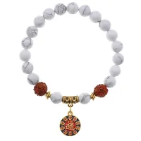 Браслет Богатство с нат.камнем Кахолонг 8мм BSRU-06