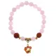 Браслет Богатство с нат.камнем Розовый кварц 8мм