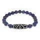 Браслет с 9-глазой бусиной Дзи и нат.камнем Лазурит BSDS8-05-10
