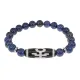 Браслет с бусиной Дзи Аристократ и нат.камнем Лазурит BSDS8-06-10