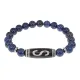 Браслет с бусиной Дзи Денежный крючок и нат.камнем Лазурит BSDS8-10-10
