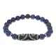 Браслет с 3-глазой бусиной Дзи и нат.камнем Лазурит BSDS8-17-10