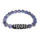Браслет с Бусиной Дзи Спираль Вселенной и нат.камнем Содалит BSDS8-18-18