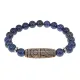 Браслет с 4-глазой бусиной Дзи и нат.камнем Лазурит BSDS8-21-10