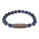 Браслет с 5-глазой бусиной Дзи и нат.камнем Лазурит BSDS8-22-10